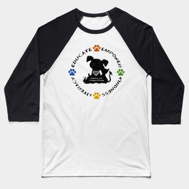 Kindness Circle Baseball T-Shirt by Literacy for Companionship